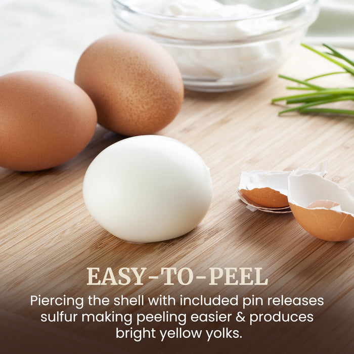7-Egg Automatic Easy Egg Cooker, Steamer, Poacher (Stainless Steel)