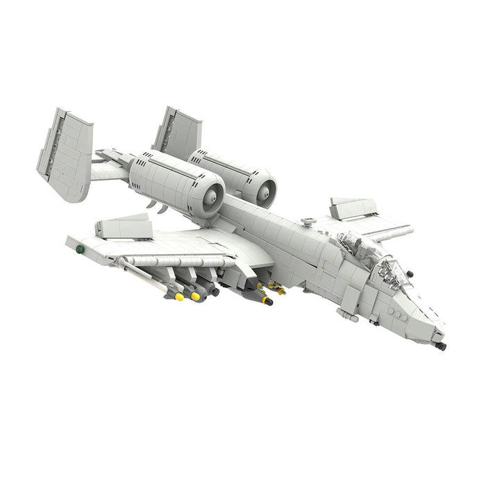 A - 10 Attack Aircraft Military Klemmbausteine （Grey） - LesDiy - Klemmbausteine