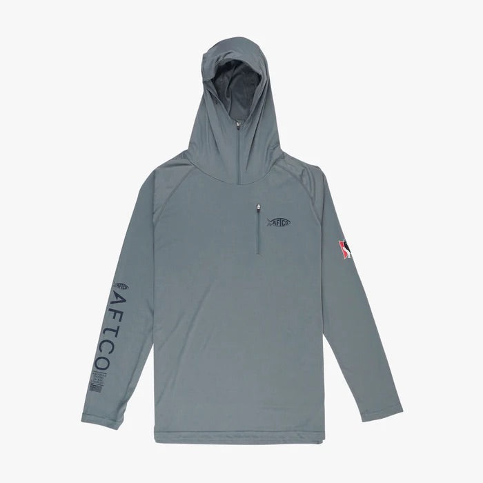 aftco-jason-christie-hooded-long-sleeve-performance-shirt-steel-front-primary