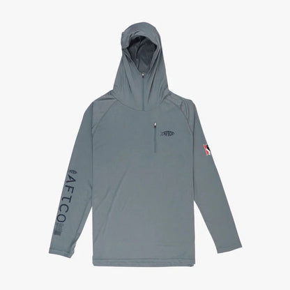 aftco-jason-christie-hooded-long-sleeve-performance-shirt-steel-front-primary