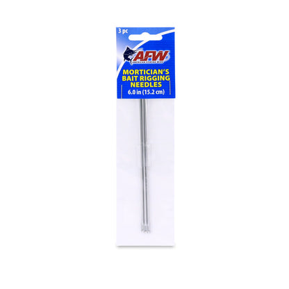afw-mortician-bait-rigging-needles-6in-3pc