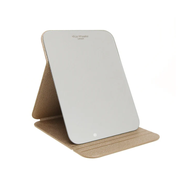 Alice Wheeler Folding Travel Mirror - Bronze