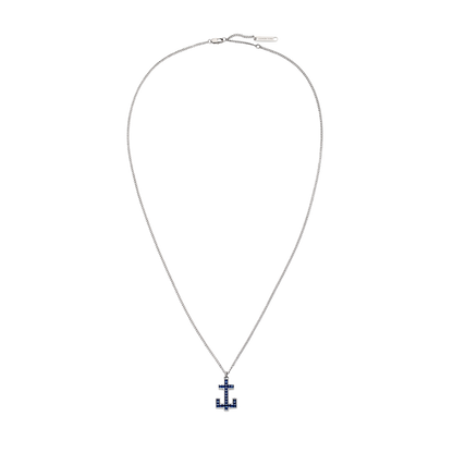 Men's Anchr Halskette Silber