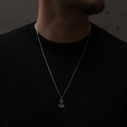 Men's Anchr Halskette Silber