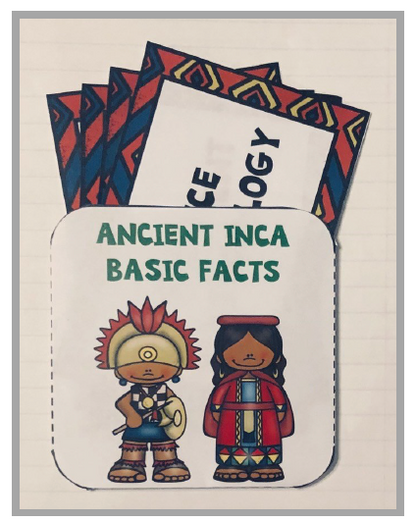 Ancient Inca Interactive Foldable Booklets