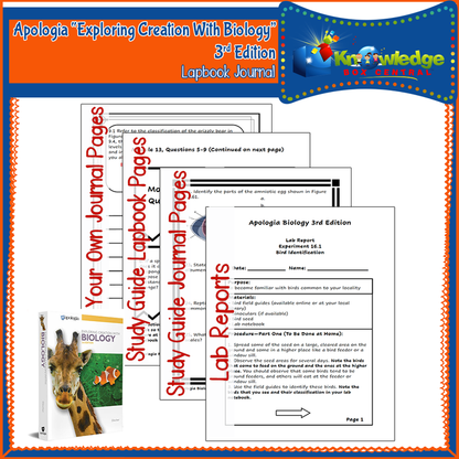 Apologia Exploring Creation with Biology 3rd Edition