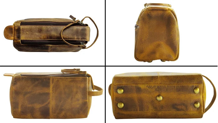 Leather Toiletry Bag