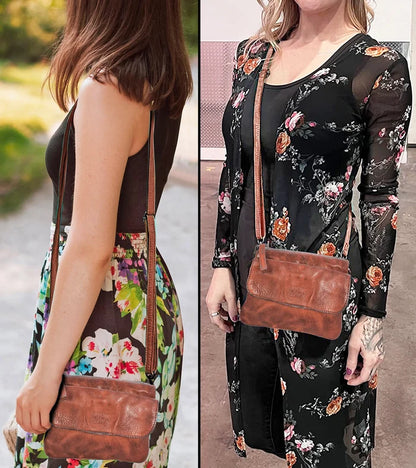 rustic town womens leather crossbody bags