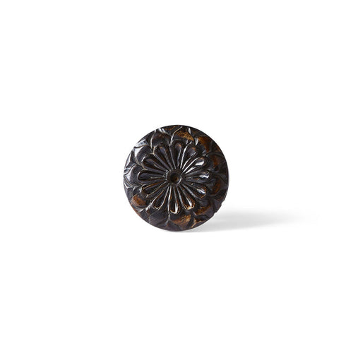 Atwood Carved Flower Knob 4.5cm