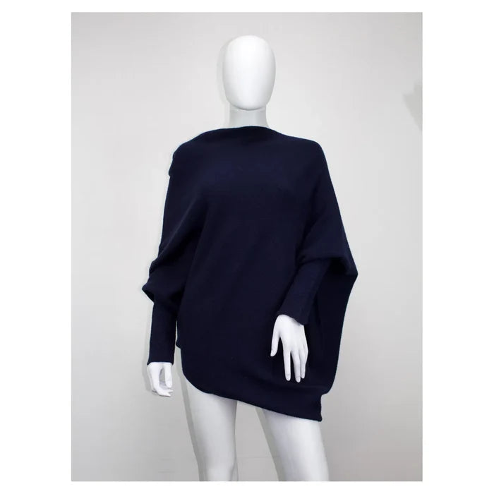 Audrey  Asymmetric Knitted Jumper