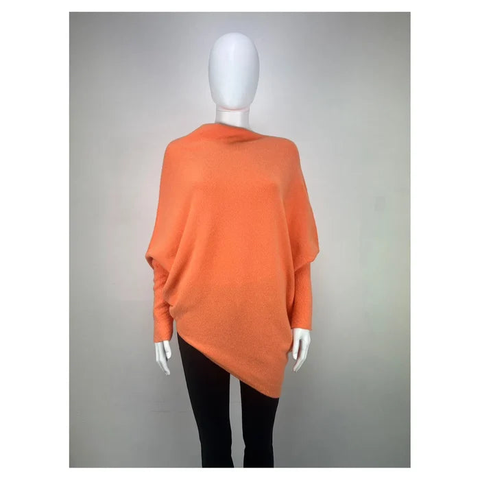 Audrey  Asymmetric Knitted Jumper