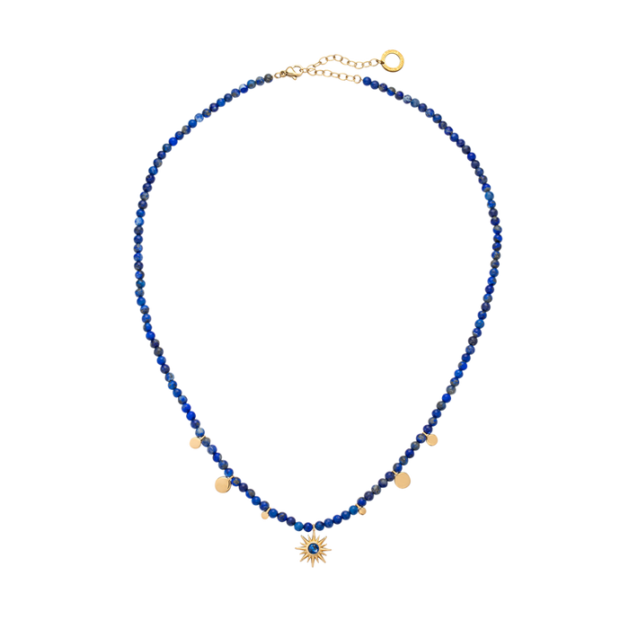 Aurora Azure Halskette Gold