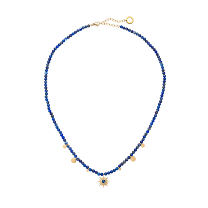 Aurora Azure Halskette Gold