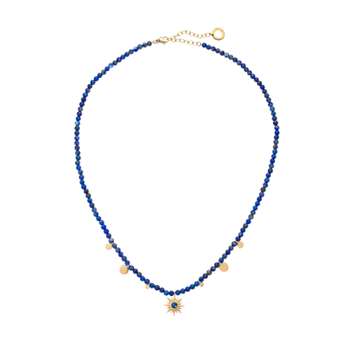 Aurora Azure Halskette Gold