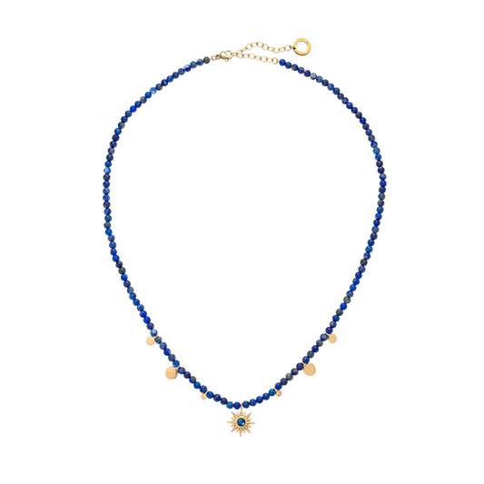 Aurora Azure Halskette Gold
