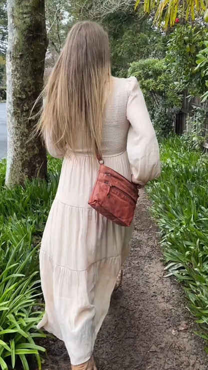 womens leather crossbody bag