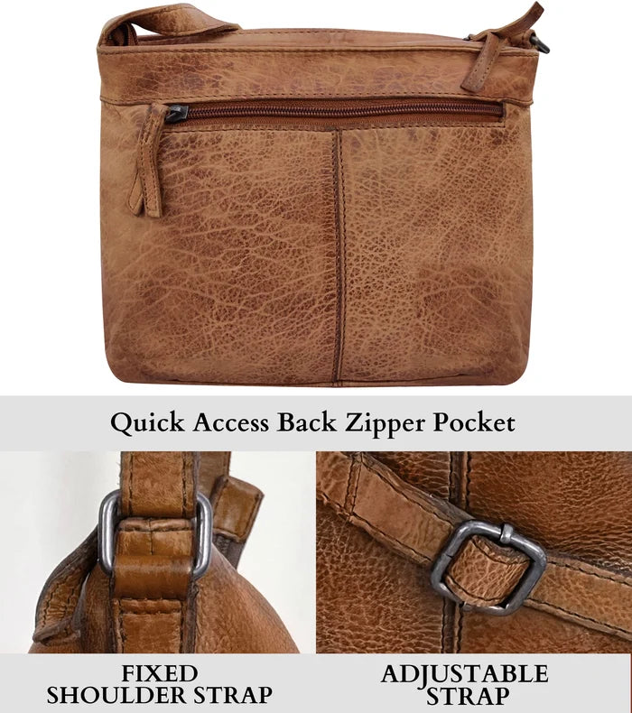 womens leather crossbody bags