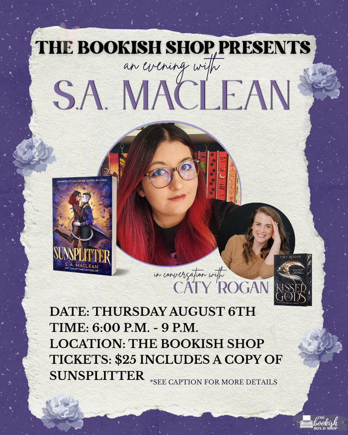 Author Signing Event with S.A. MacLean 💜💛