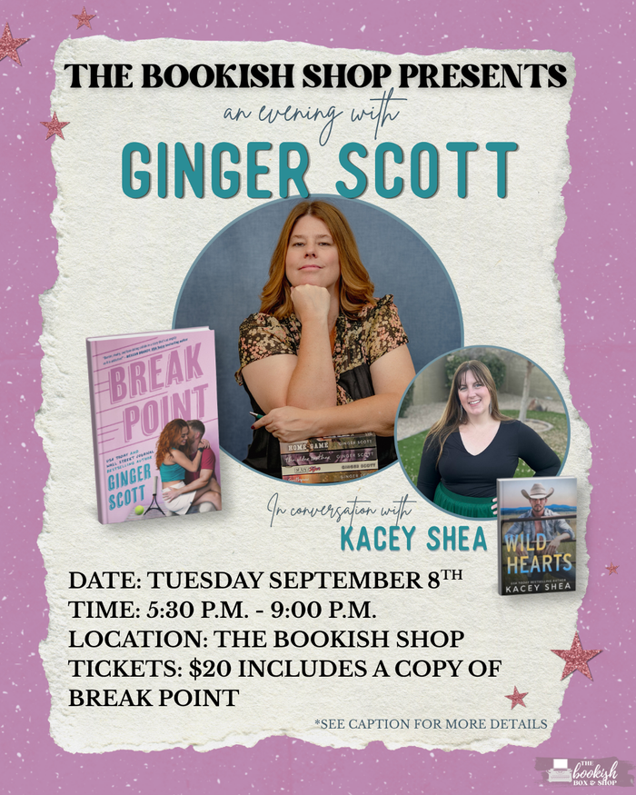 Author Signing with Ginger Scott 🎾💖