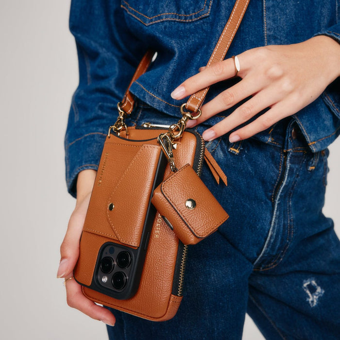 Avery AirPod Clip-On Pouch - Sienna/Gold Pouch Core Bandolier
