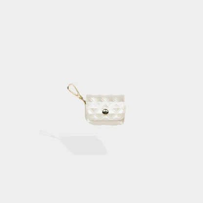Avery AirPod Clip-On Pouch - Creme/Gold Pouch Pouch