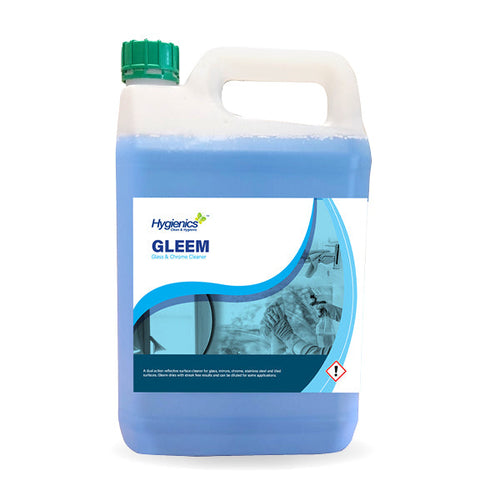 BACK SOON! Hygienics Gleem Glass & Chrome Cleaner 5L