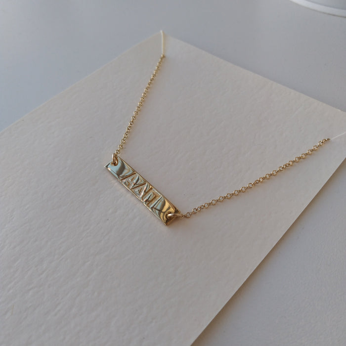 Bar Necklace - Alpha Delta Pi