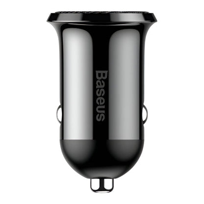 Baseus Grain Pro Dual USB Car Charger 4.8A — Black (CCALLP-01)