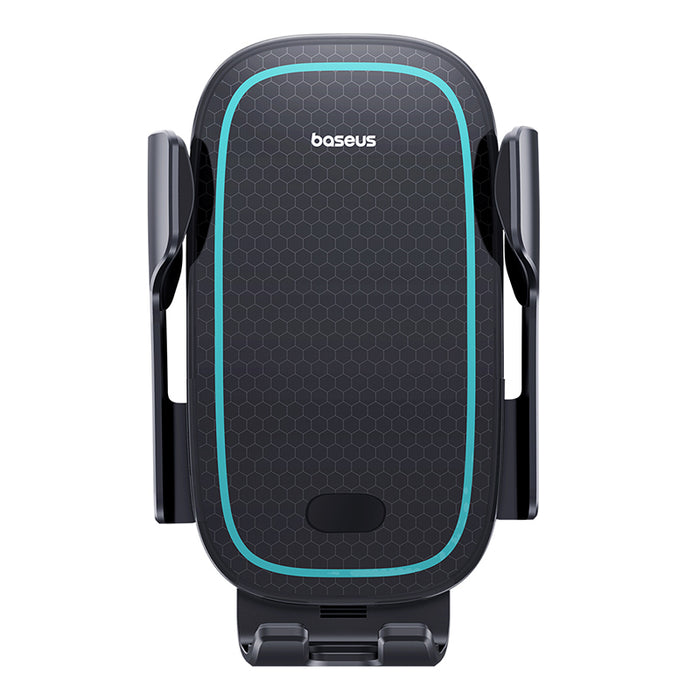 Baseus Milky Way Pro Series 15W Wireless Charging Electric Car Mount Phone Holder — Black