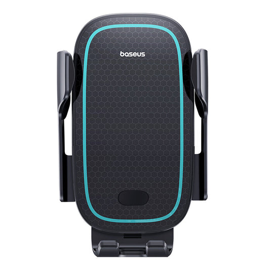 Baseus Milky Way Pro Series 15W Wireless Charging Electric Car Mount Phone Holder — Black