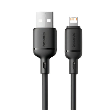 Baseus Silky Series USB-A to Lightning Fast Charging Cable, 1m, 2.4A, Black