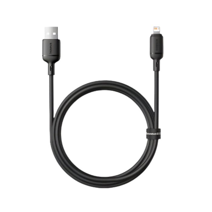 Baseus Silky Series USB-A to Lightning Fast Charging Cable, 1m, 2.4A, Black