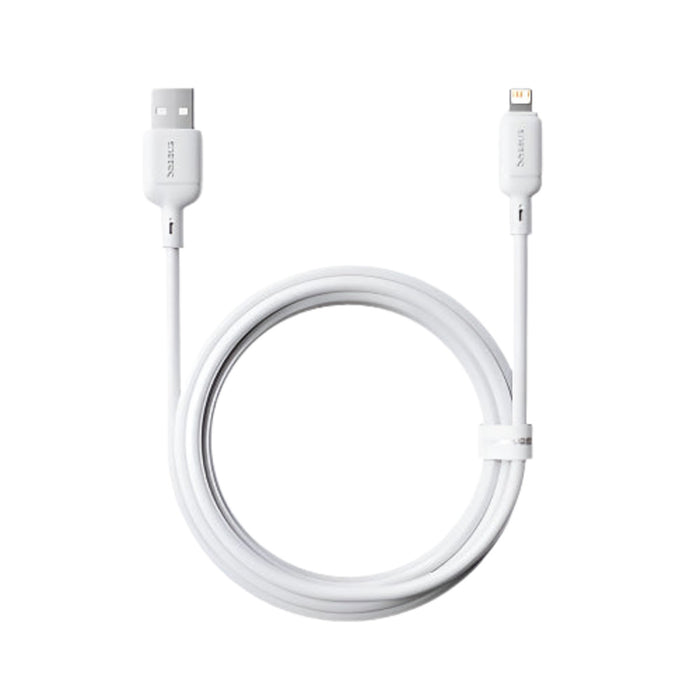 Baseus Silky Series USB-A to Lightning Fast Charging Cable 2M 2.4A Moon White