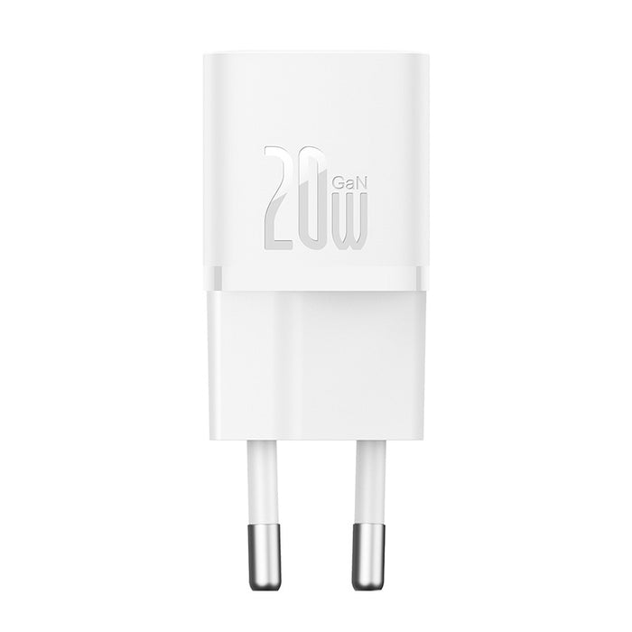 Baseus Wall Fast Charger Mini, 20Watts, Moon White