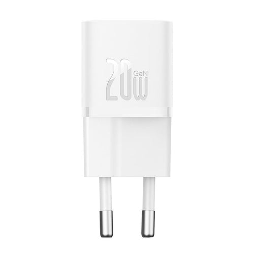 Baseus Wall Fast Charger Mini, 20Watts, Moon White