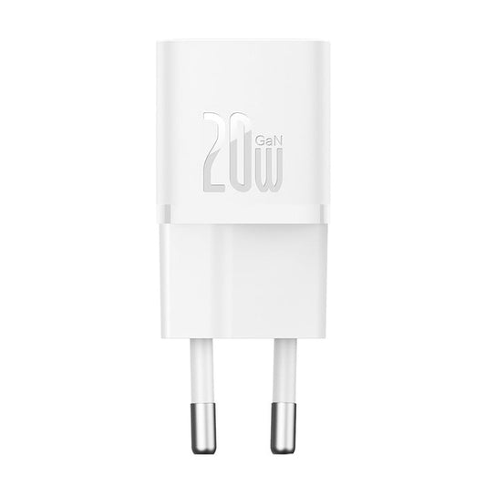 Baseus Wall Fast Charger Mini, 20Watts, Moon White
