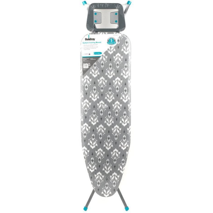 Beldray Ironing Board Ikat Print - Grey | LA023995IKAT from DID Electrical - guaranteed Irish, guaranteed quality service. (6890933158076)