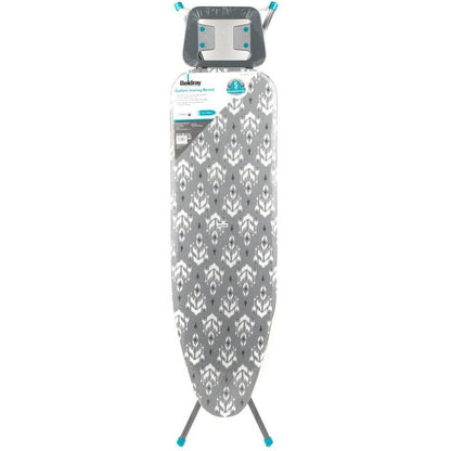 Beldray Ironing Board Ikat Print - Grey | LA023995IKAT from DID Electrical - guaranteed Irish, guaranteed quality service. (6890933158076)