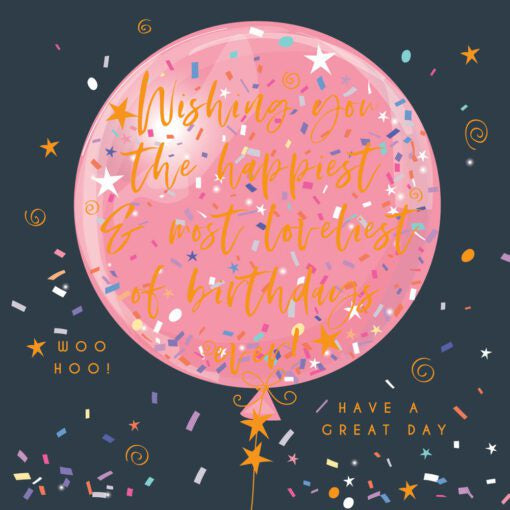 Belly Button Loveliest Birthday Greetings Card