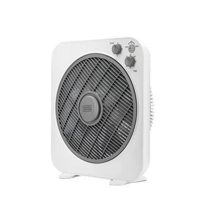 White and gray fan on a white background
