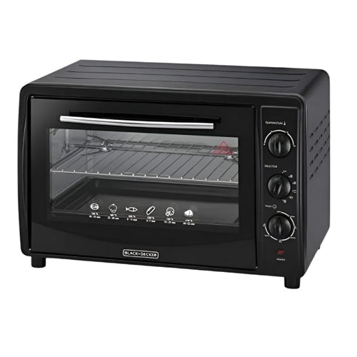 TRO45RDG-B5/Black + Decker_45L,1800W Toaster Oven With Double Glass_ÝÑä,BLACK