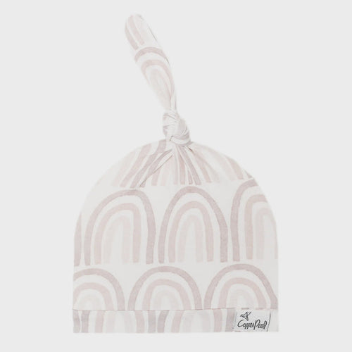 Bliss Copper Pearl Top Knot Hat
