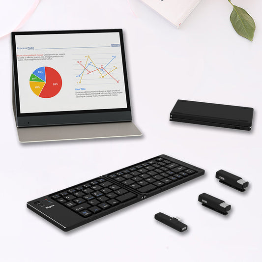 Bluetooth foldable keyboard & wireless mic One-to-Two set foldable keyboard spo-cs-disabled spo-default spo-disabled spo-notify-me-disabled wireless microphone Morden remarkable Eink Tablet for digital reading