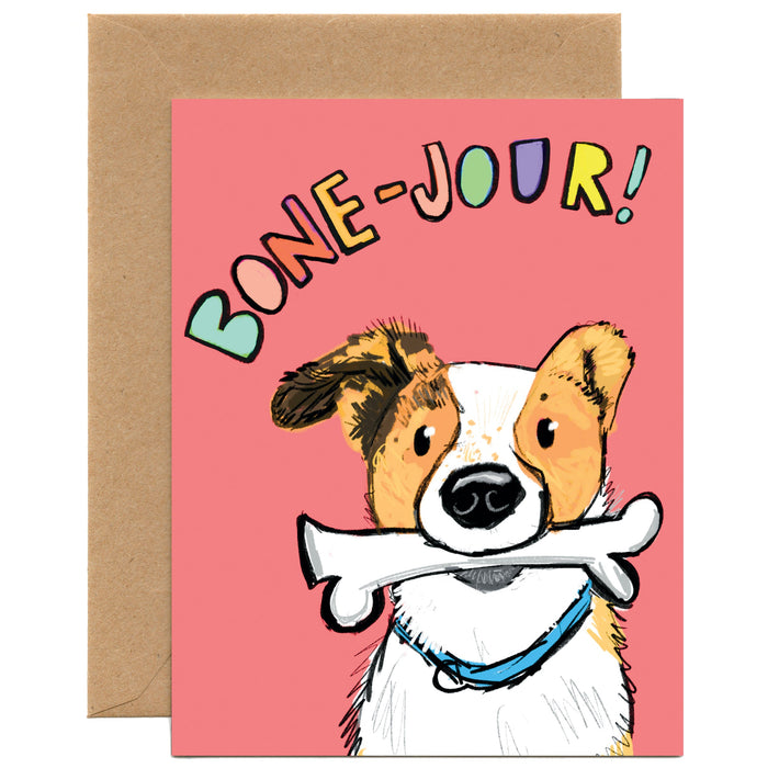 Bone-Jour (Single Card) - Tiny and Snail