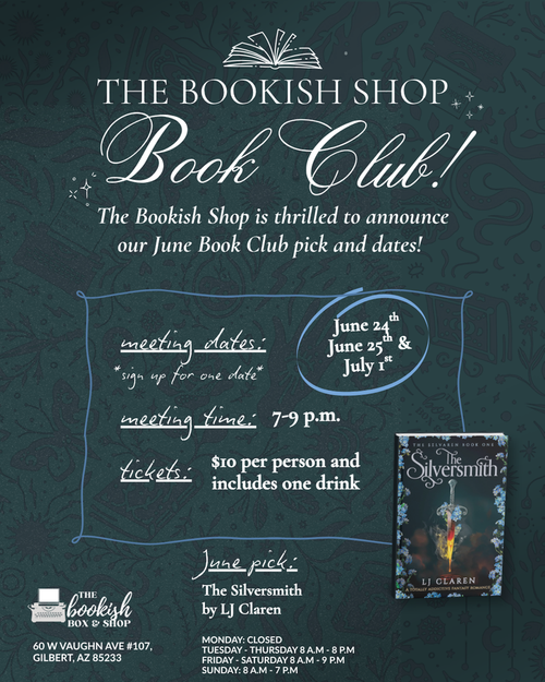 Book Club JUNE 25th