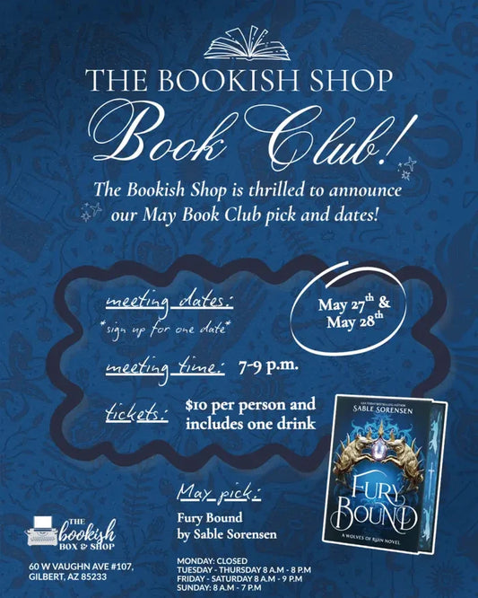 Book Club MAY 27th (Wednesday)