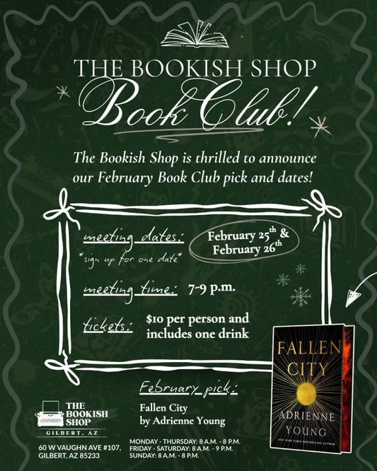 Book Club Wednesday February 25th