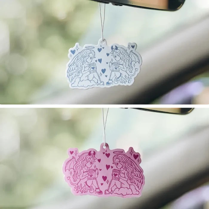Bookish Angel Darkly Devil Car Air Freshener - Accessories