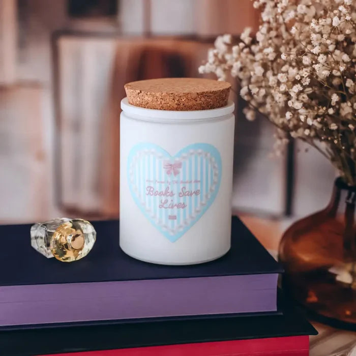 Books Save Lives Candle - 12 OZ - Candles