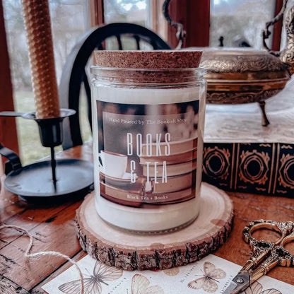 Books & Tea Candle Candles